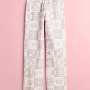 Smiley x H&M Patterned Twill Pants